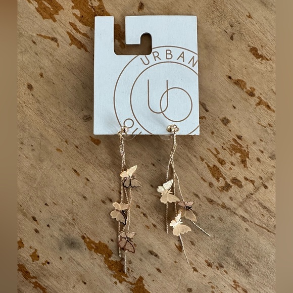 Urban Outfitters Jewelry - Butterfly Earrings from Urban Outfitters. Never been worn.